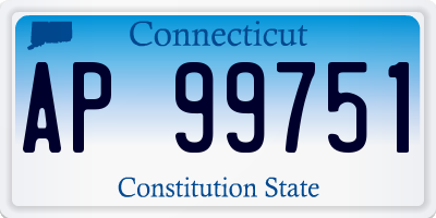 CT license plate AP99751