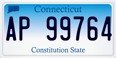 CT license plate AP99764