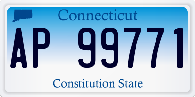 CT license plate AP99771