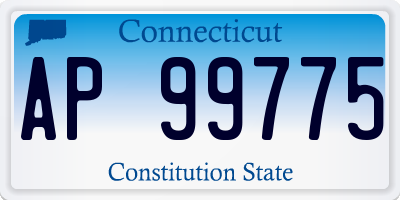 CT license plate AP99775