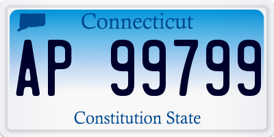 CT license plate AP99799