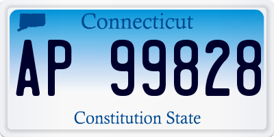 CT license plate AP99828