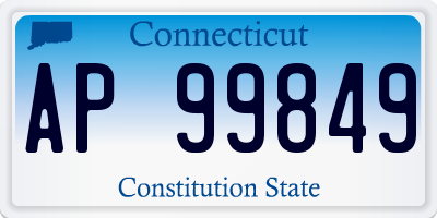 CT license plate AP99849