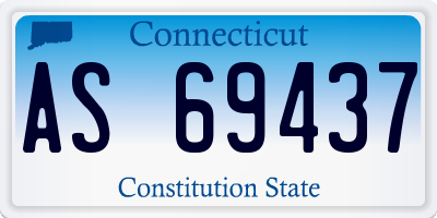 CT license plate AS69437