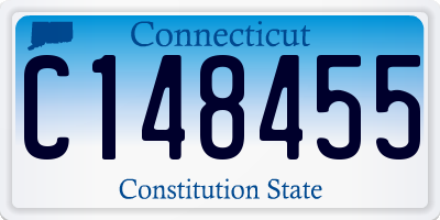CT license plate C148455