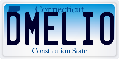 CT license plate DMELIO