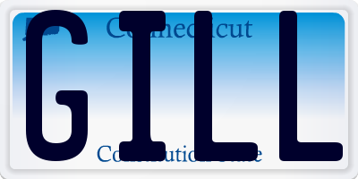 CT license plate GILL