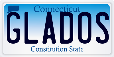 CT license plate GLADOS