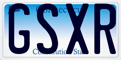 CT license plate GSXR