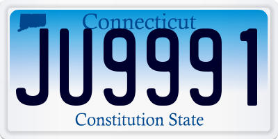 CT license plate JU9991
