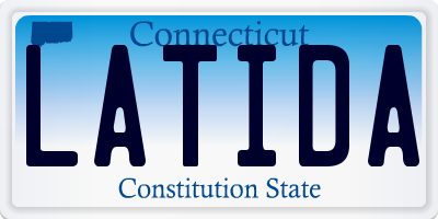 CT license plate LATIDA