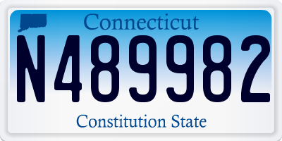 CT license plate N489982
