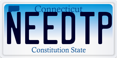 CT license plate NEEDTP