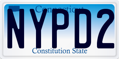 CT license plate NYPD2