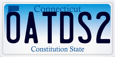 CT license plate OATDS2