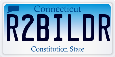 CT license plate R2BILDR