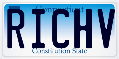 CT license plate RICHV