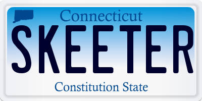 CT license plate SKEETER