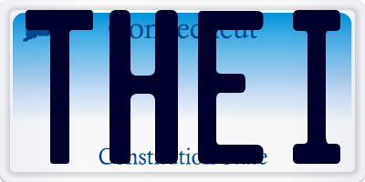 CT license plate THEI