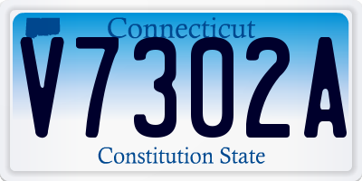 CT license plate V7302A