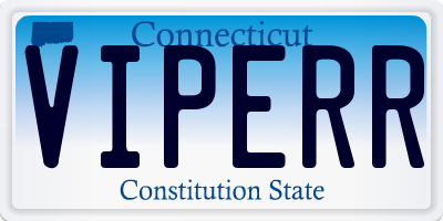 CT license plate VIPERR