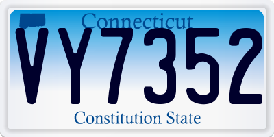 CT license plate VY7352