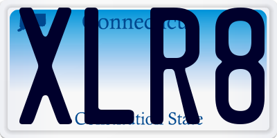 CT license plate XLR8