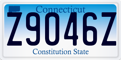 CT license plate Z9046Z