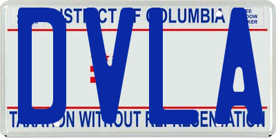DC license plate DVLA