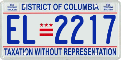 DC license plate EL2217