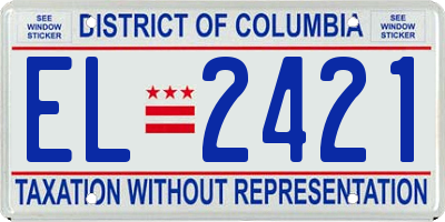 DC license plate EL2421