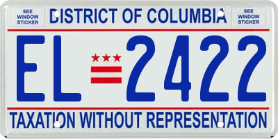 DC license plate EL2422