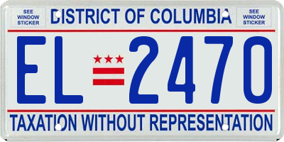 DC license plate EL2470