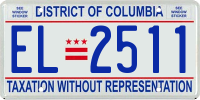 DC license plate EL2511