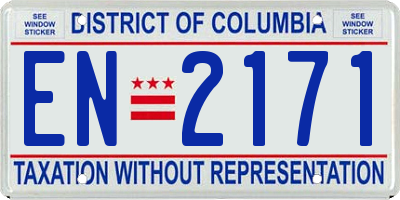 DC license plate EN2171