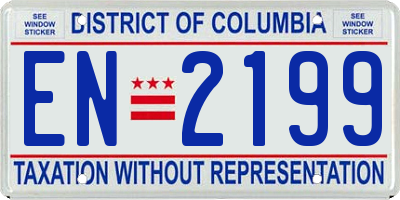 DC license plate EN2199