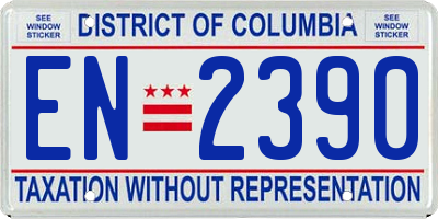 DC license plate EN2390