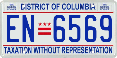 DC license plate EN6569