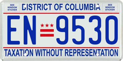 DC license plate EN9530