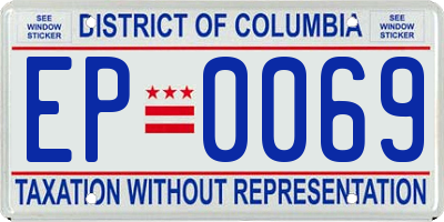 DC license plate EP0069
