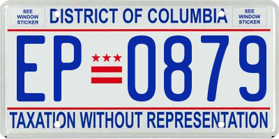 DC license plate EP0879