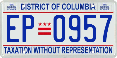 DC license plate EP0957