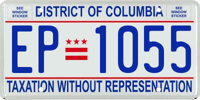 DC license plate EP1055