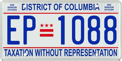 DC license plate EP1088