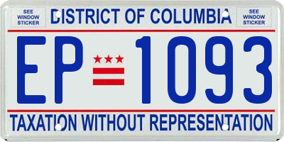 DC license plate EP1093