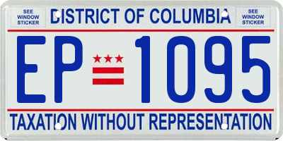 DC license plate EP1095