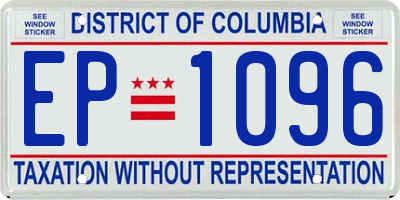 DC license plate EP1096