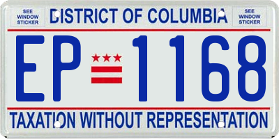 DC license plate EP1168