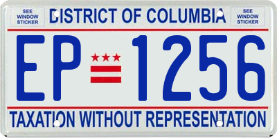 DC license plate EP1256