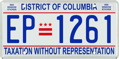 DC license plate EP1261